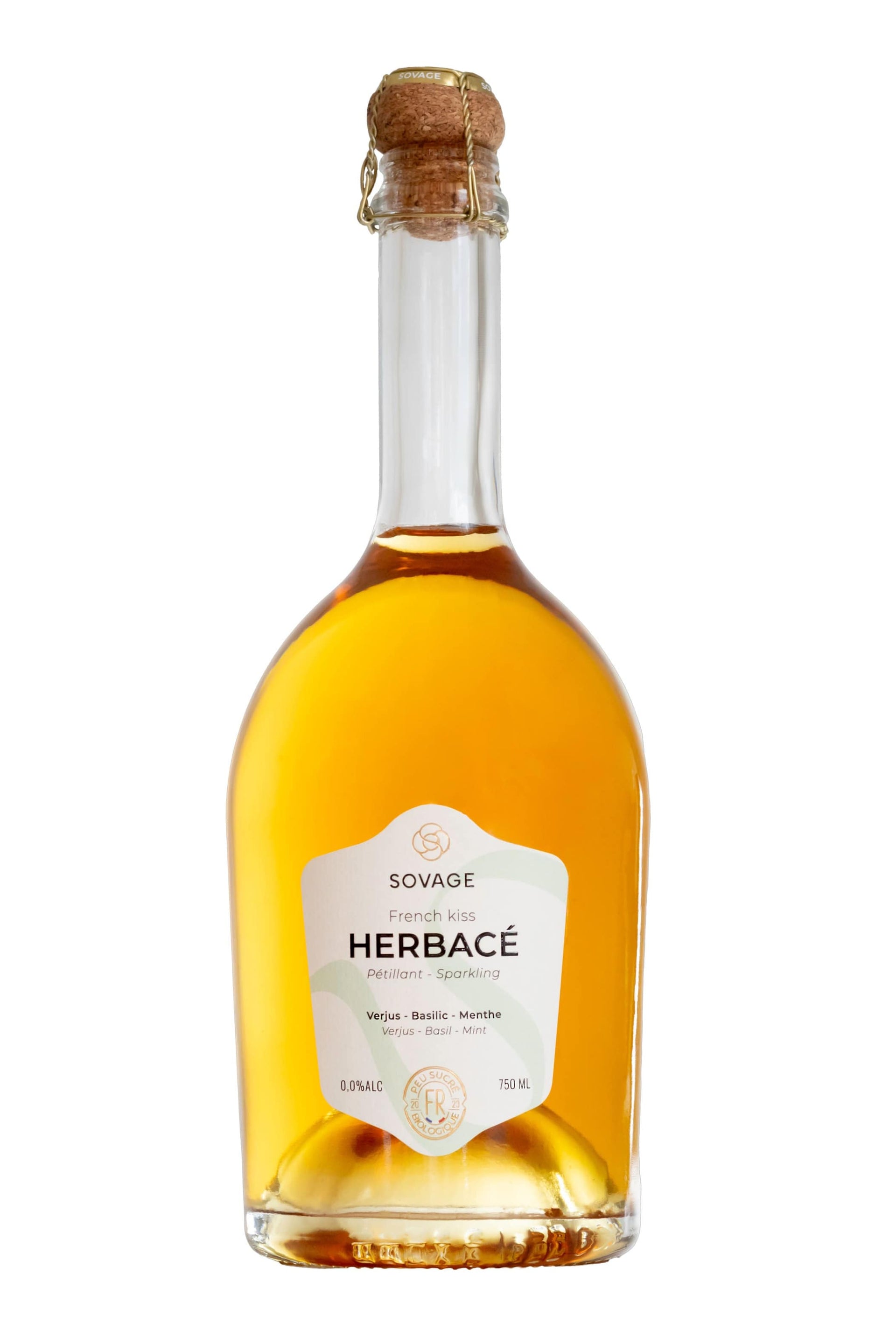 HERBACÉ - French Kiss (Pétillant) 75 cl x6 Biologique